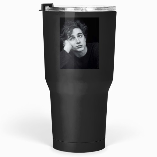 Discover Timothee Chalamet Black and White Tumblers 30 oz