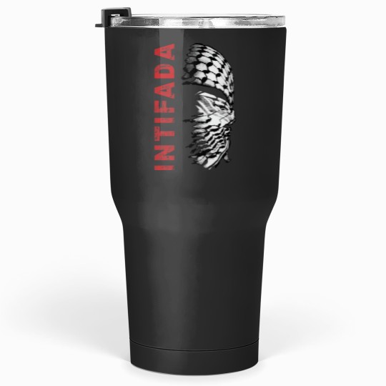 Discover Palestinian Resistance Palestine Solidarity and Freedom Support Design red Tumblers 30 oz
