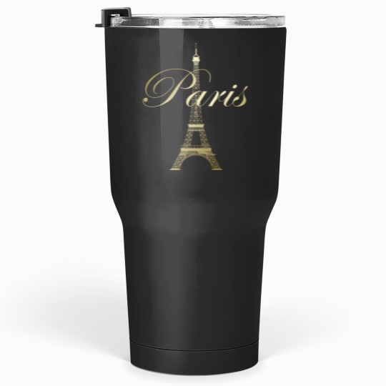 Discover Paris Gold La Tour Eiffel Tumblers 30 oz