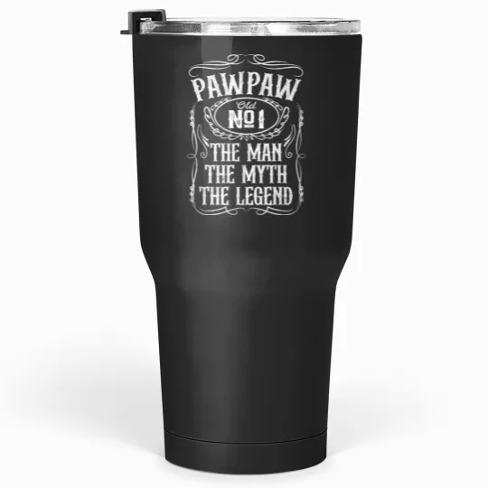 Discover PawPaw The Man The Myth The Legend Funny Fathers Day Gift Tumblers 30 oz