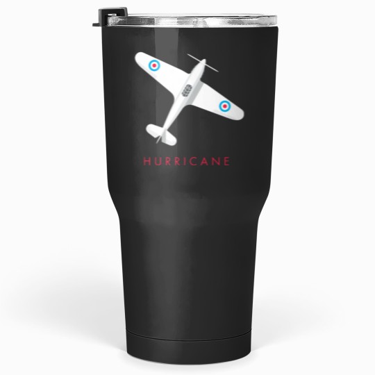 Discover Hurricane WWII Fighter Aircraft - Crimson.png Tumblers 30 oz