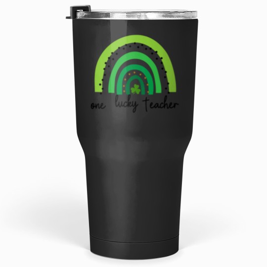 Discover One Lucky Shamrock Teacher St Patricks Day Appreciation Tumblers 30 oz