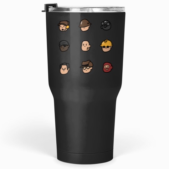 Discover Team Fortress 2 Merc Heads RED Tumblers 30 oz