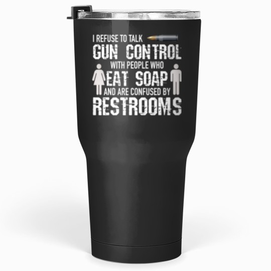 Discover 2nd Amendment Tee for Men gunss Rights Tee Pro gunss Debate Tumblers 30 oz