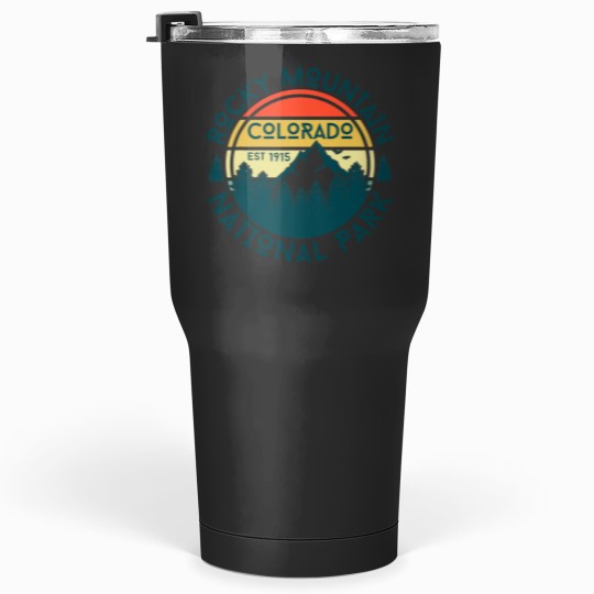 Discover Rocky Mountain National Park Colorado Hiking Nature Outdoors Tumblers 30 oz