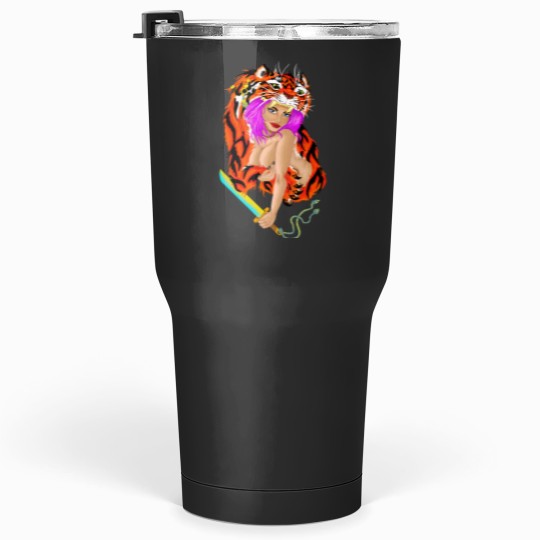 Discover Woman worior .png Tumblers 30 oz