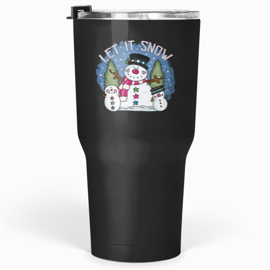 Discover Let it Snow - Christmas Snowmen Classic Tumblers 30 oz