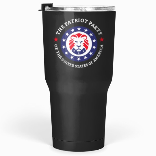 Discover patriot party of united states lion logo Tumblers 30 oz
