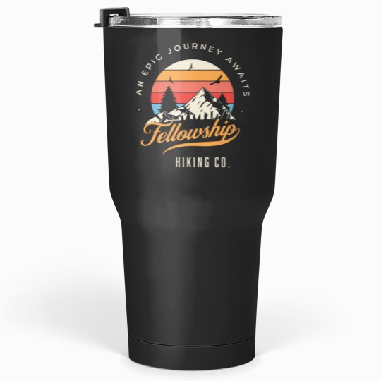 Discover Fellowship Hiking Co An Epic Journey Awaits Black Fantasy Tumblers 30 oz