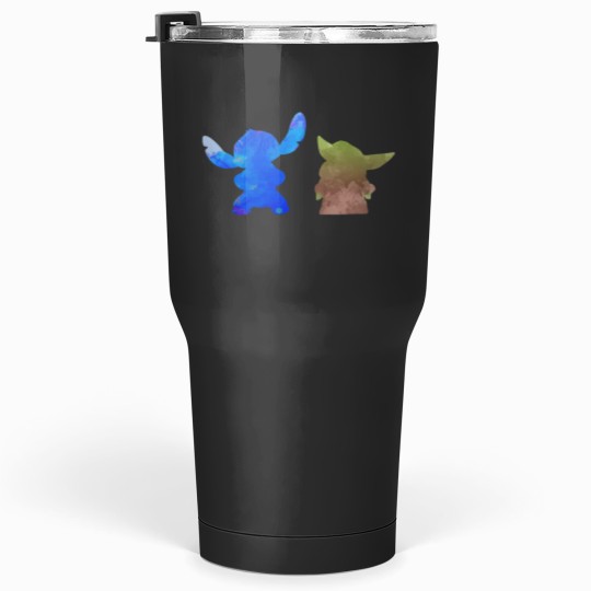 Discover Alien and Baby Inspired Silhouette Tumblers 30 oz