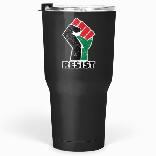 Discover Resistance is Existence Solidarity and Support Design Against the Injustice In Palestine Class Tumblers 30 oz