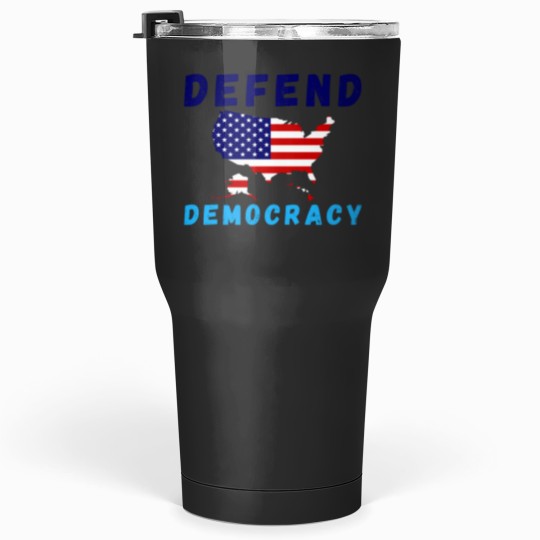 Discover Defend Democracy Protect Votingss Rights Save Vote Electionss Election Tumblers 30 oz