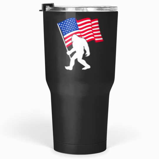 Discover bigfootss weaving USA flag patriotism 4th July Tumblers 30 oz
