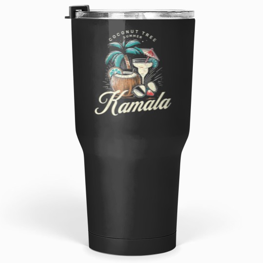 Discover Coconut Tree Summer Vibes Tumblers 30 oz