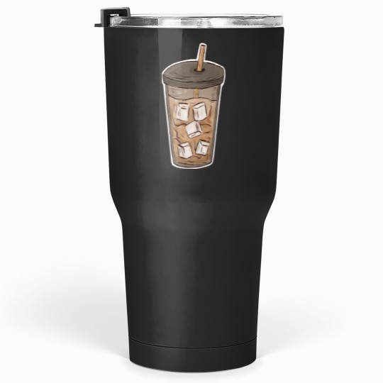 Discover Iced Coffee Tumblr - Brown Tumblers 30 oz