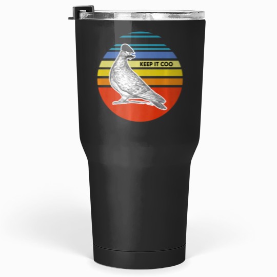 Discover keep it coo pigeon premium Tumblers 30 oz