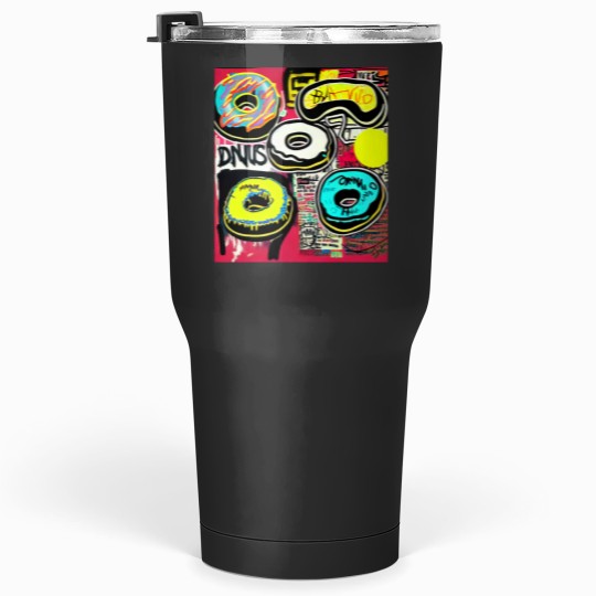 Discover donut grafi art pop design costume kids women men Tumblers 30 oz
