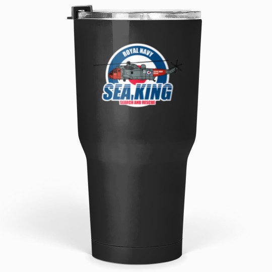 Discover Royal Navy Sea King Patch Tumblers 30 oz