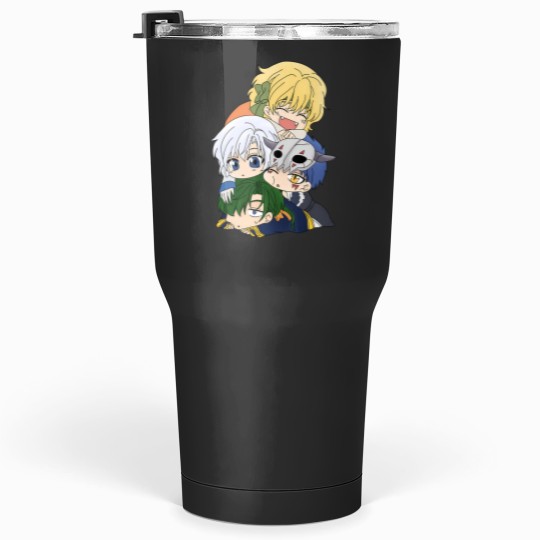 Discover The Four Dragon Warriors Chibi Tumblers 30 oz
