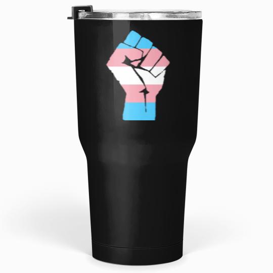Discover Resist Fist Transgender flags Trans Prides Relaxed Fit Tumblers 30 oz