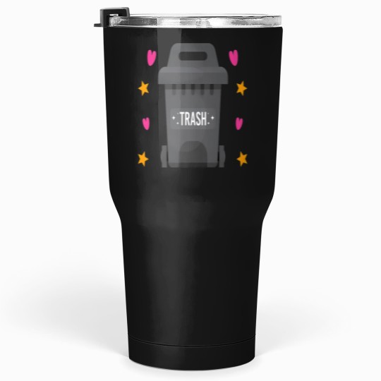 Discover Trash Can Costume Halloween Garbage Dump Truck Tumblers 30 oz