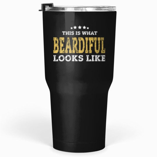 Discover Beardiful Novelty  funnys Bearded mens Tumblers 30 oz