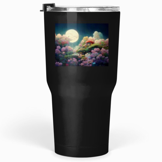 Discover Fantasy Landscape v14 by RudeKittenDesigns Tumblers 30 oz