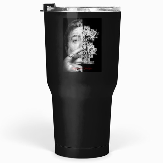 Discover Blacks and white Sylvester Stallone quote  -4 Tumblers 30 oz