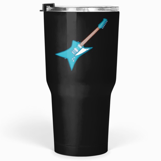 Discover electrics blue guitar Tumblers 30 oz