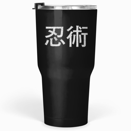 Discover Ninjutsu vintages japaneses Letters Characters Tumblers 30 oz