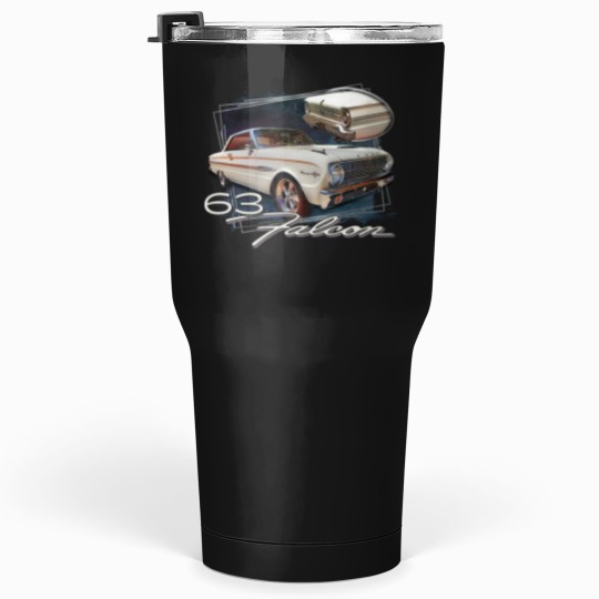 Discover 1963 fords Falcon Futura Sprint Muscle Car Hot Rod Auto Tumblers 30 oz