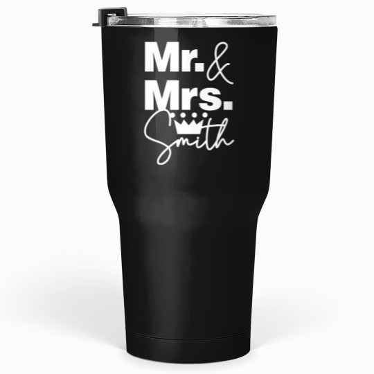 Discover We are mrs and Mrs Smith Lovely Family Fitted Tumblers 30 oz