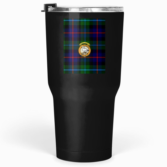 Discover Campbell of Cawdor Scottish Tartan and Crest Tumblers 30 oz