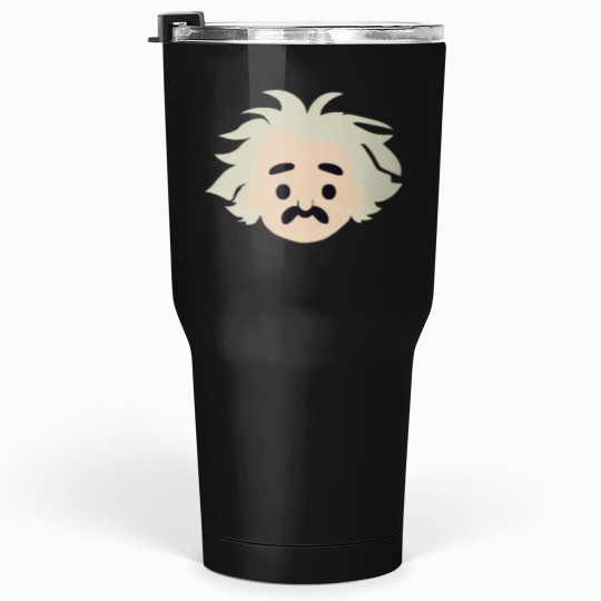 Discover Little Albert Einstein bobblehead with white hair Tumblers 30 oz