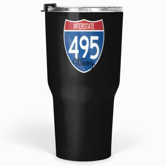 Discover 495 Sign Strong Long islands New York Interstate Long islands New York Raised Me Tumblers 30 oz
