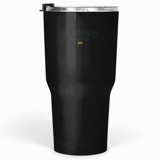 Discover New York El Barrio - El Barrio Spanish Harlems - El Barrio NYC Spanish Harlems Manhattan logo Tumblers 30 oz