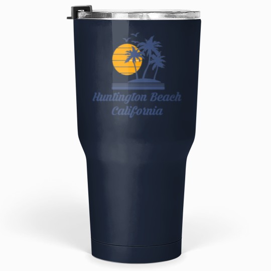 Discover Huntington Beach California Tumblers 30 Oz CA Tourist Gifts Tumblers 30 Oz