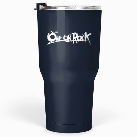 Discover ONE OK ROCK BANNER (White) Tumblers 30 Oz