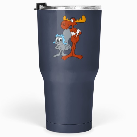 Discover Rocky and Bullwinkle Tumblers 30 Oz