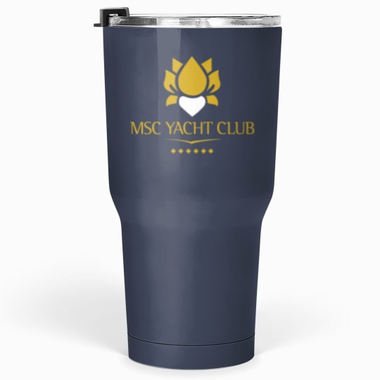Discover MSC Yacht Club Logo Design Tumblers 30 Oz