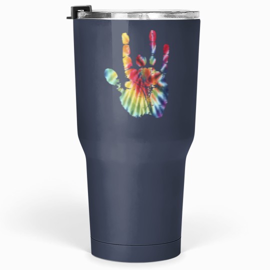 Discover Tie Dye Jerry Garcia Hand Bill Kreutzmann Tumblers 30 Oz
