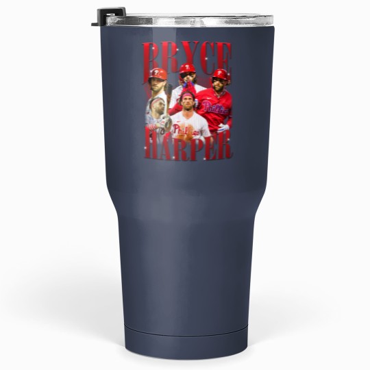 Discover BRYCE HARPER Vintage Tumblers 30 Oz, Bryce Harper Homage Tumblers 30 Oz