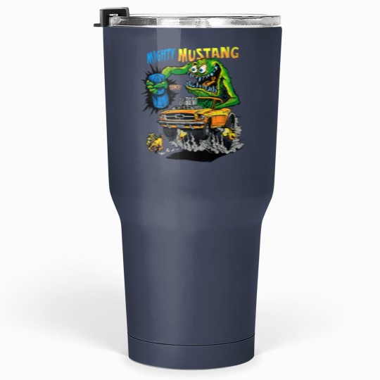 Discover ED ROTH RAT FINK ORIGINAL MIGHTY MUSTANG BLACK Tumblers 30 Oz