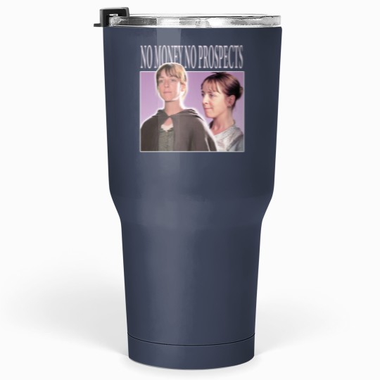 Discover No Money No Prospects 30 Oz Tumbler - Pride and Prejudice