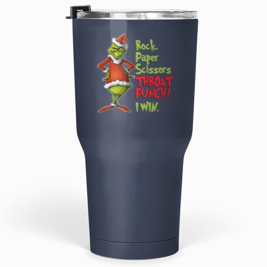 Discover Grin Rock Paper Scissors Throat Punch, Win Tumblers 30 Oz, Rock Paper Scissors Tumblers 30 Oz