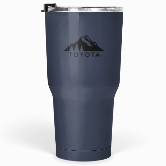Discover toyotas mountains Logo Version 2 Black Tumblers 30 oz