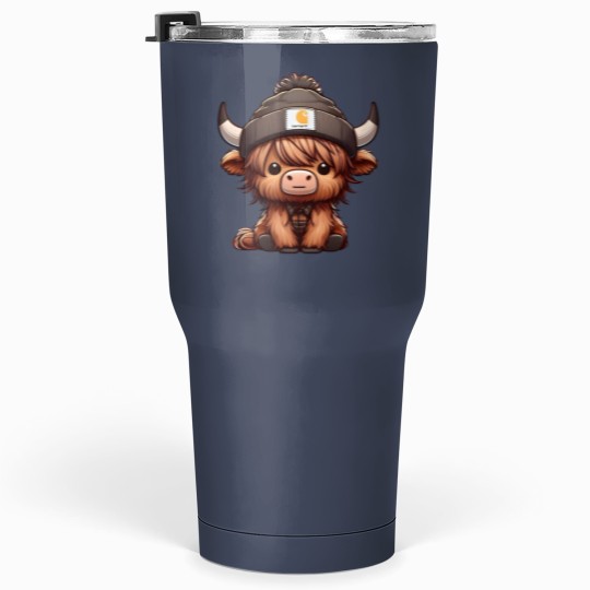 Discover Highland Cow Tumblers 30 oz - Cute Cow Design