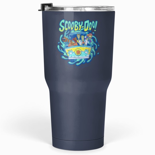 Discover Scooby-Doo Mystery Machine Portal Group Shot Pullover Tumblers 30 Oz