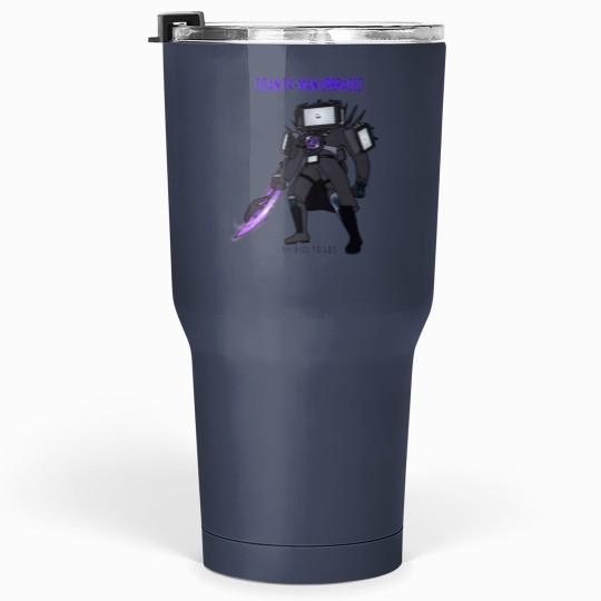 Discover Titan Tv Man Skibidi Toilet Upgraded Tumblers 30 Oz