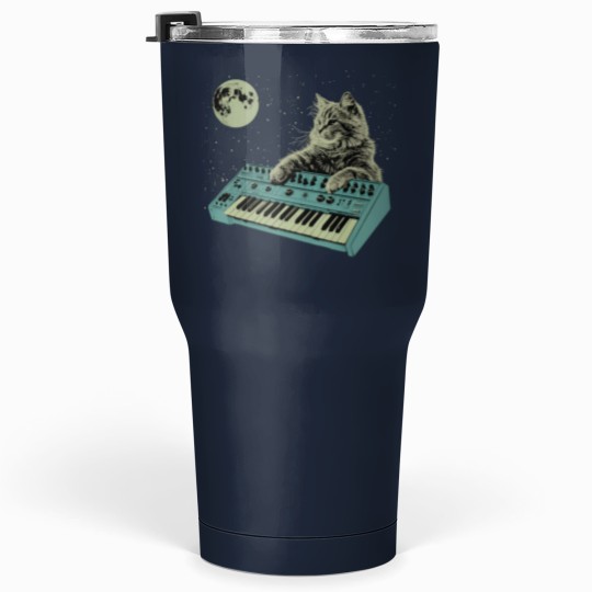 Discover Synthesizer Cat In Space Tumblers 30 Oz